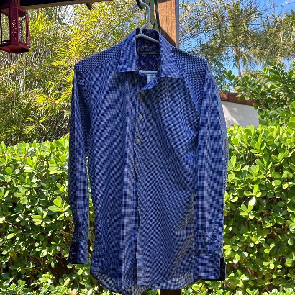 Men's Blue Dress Shirt